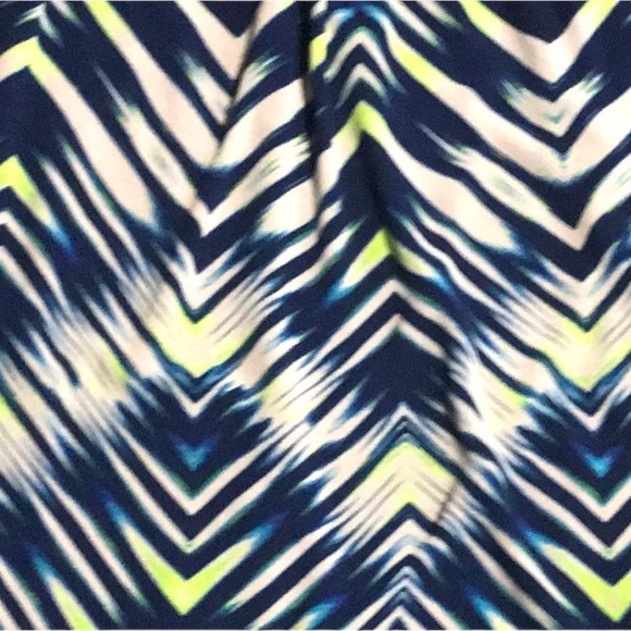 TORRID Challis Resort Cruise Beachy Coastal Chevron Maxi Sundress size 12 - Picture 13 of 16